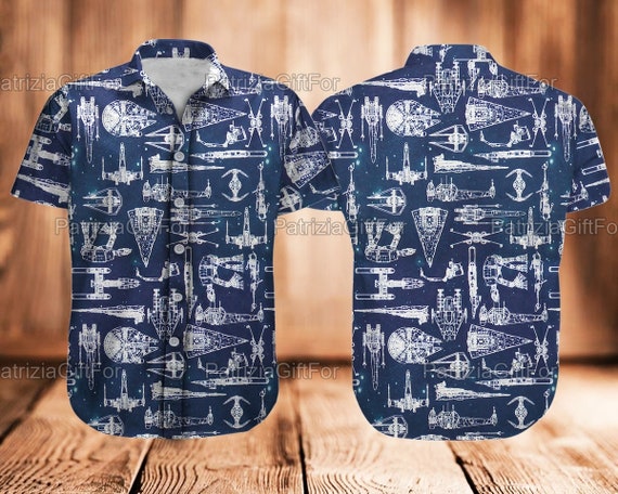 Star Wars Hawaiian Shirt, Star Wars Shirt, Spaceship Summer Button Up  Shirts - Bring Your Ideas, Thoughts And Imaginations Into Reality Today