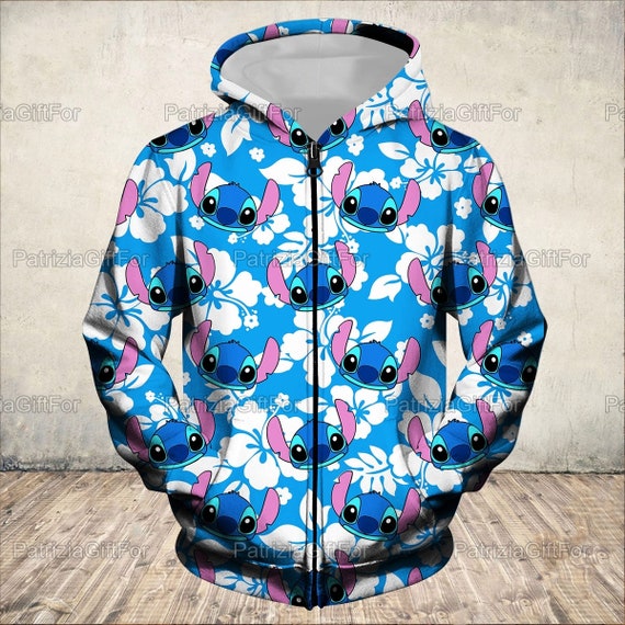 PatriziaGiftFor Stitch 3D Hoodie, Stitch Cute Hoodie, Stitch Zip Hoodies for Men, Stitch Women Hoodie, Stitch Lover Gift, Mother Gift, Christmas Gifts