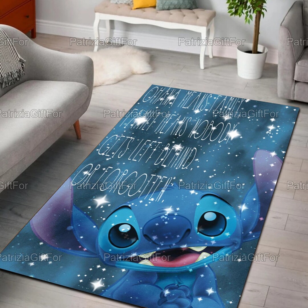 Stitch Area Rugs Funny Stitch Bedroom Rug Stitch Rugs for - Etsy UK