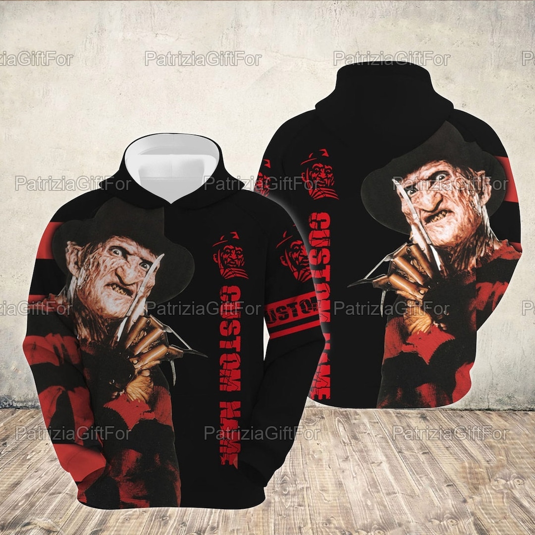 Halloween Gift Freddy Krueger Hoodie Freddy Krueger Shirts Etsy