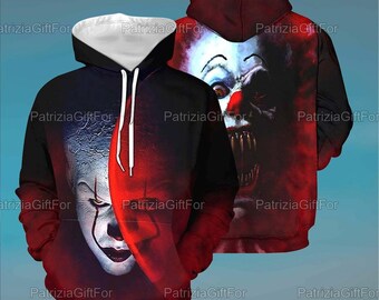pennywise zip up hoodie