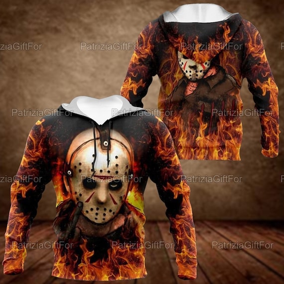 Jason Voorhees Hoodie Jason Voorhees Shirt Friday the 13th - Etsy Israel