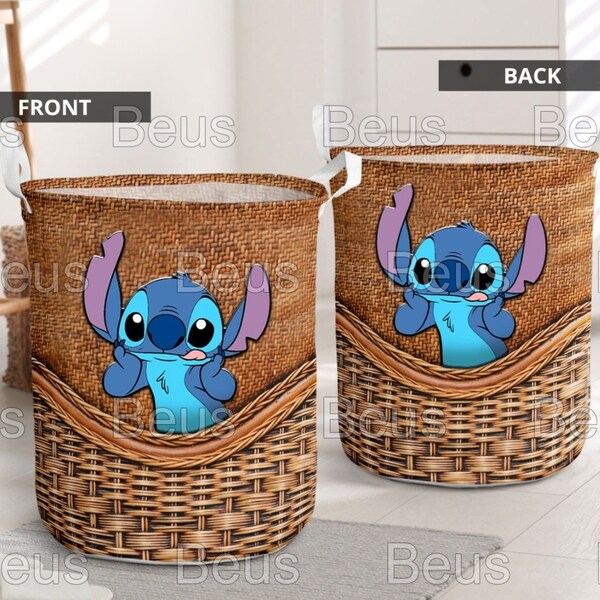 Lilo and Stitch Laundry Basket Etsy Australia