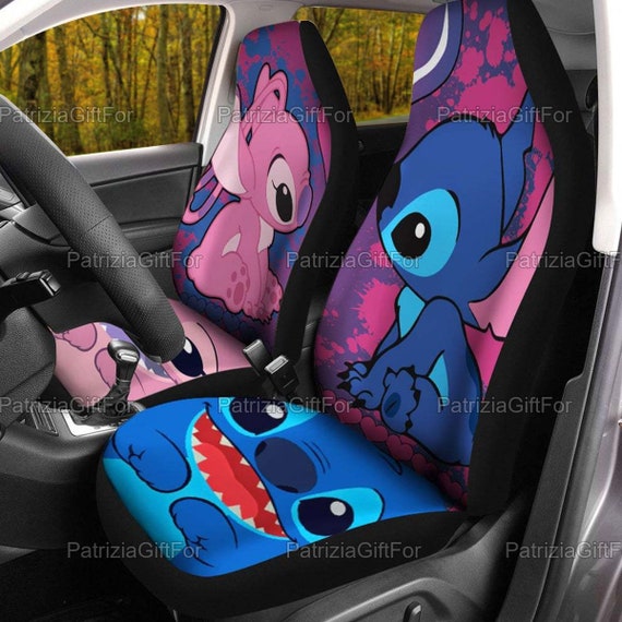 Stitch Car Seat Cover Stitch and Angel Car Seat Protector Etsy UK