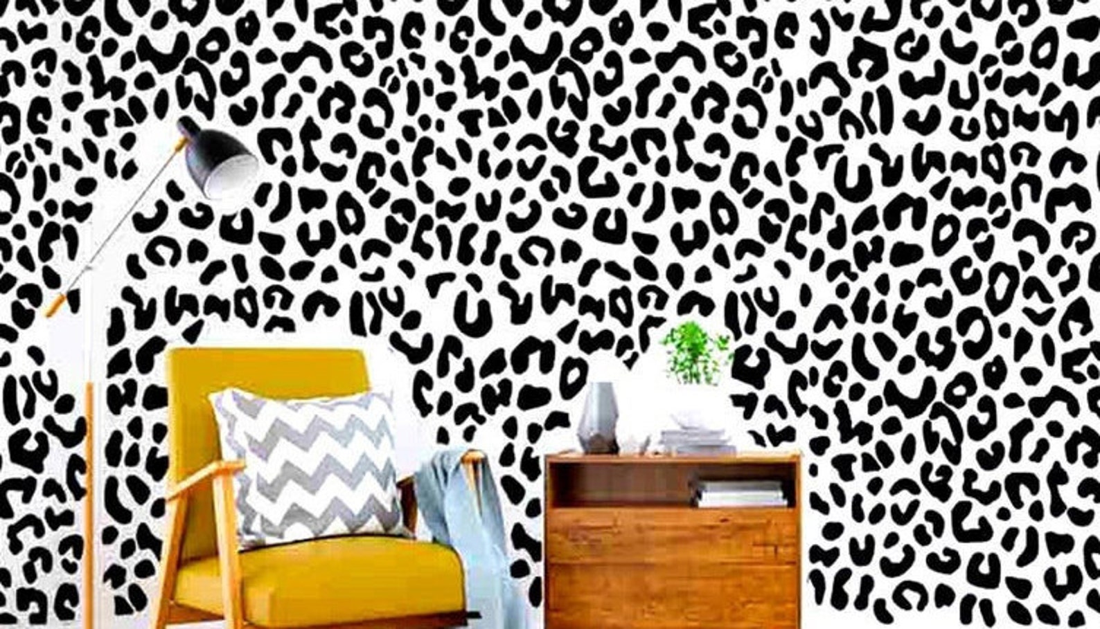 500 Leopard Print Vinyl Decal Stickers Animal cheetah Print Etsy