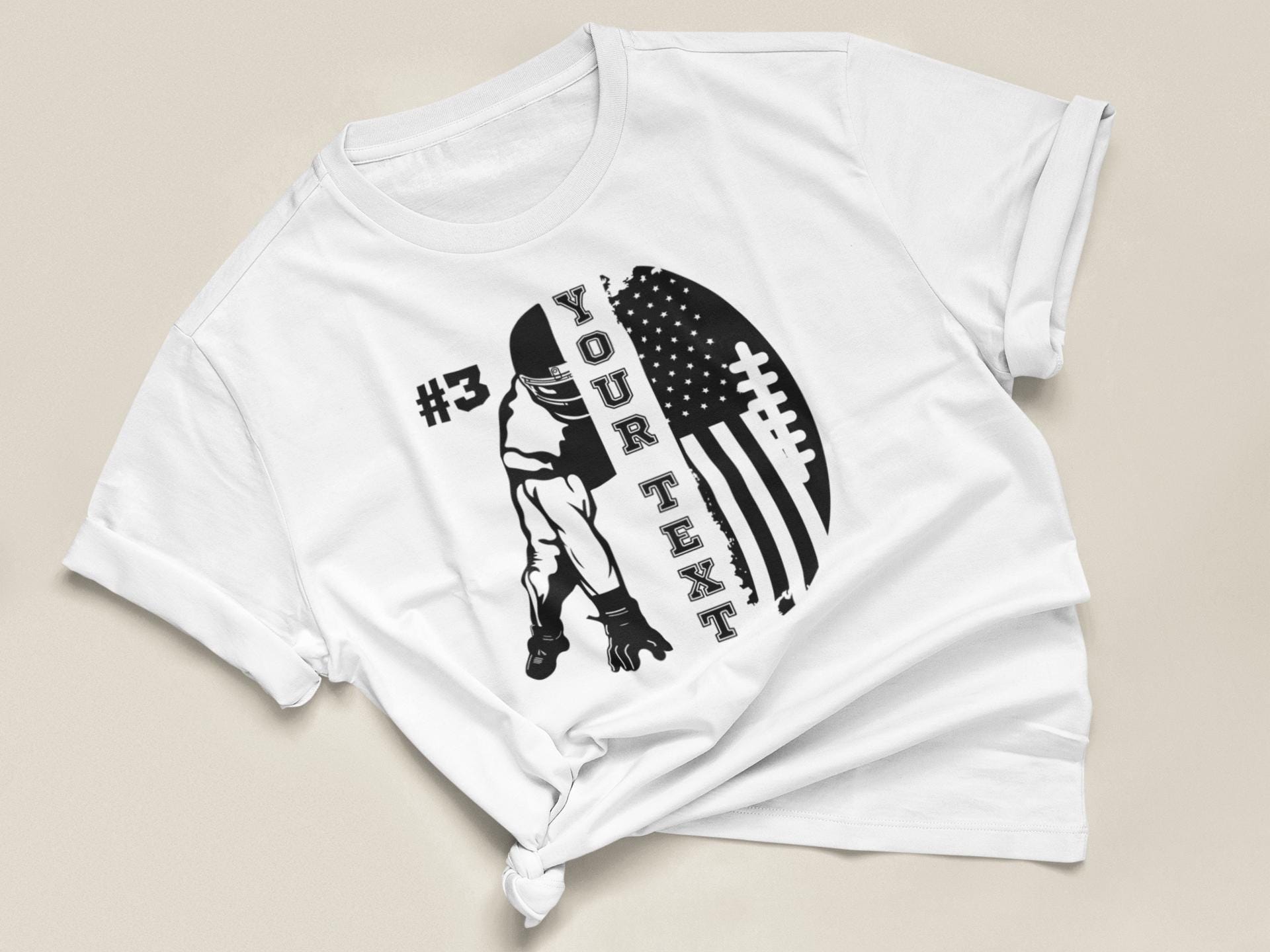 Licensed Sample Clemson Football Player With Flag Sweatshirt