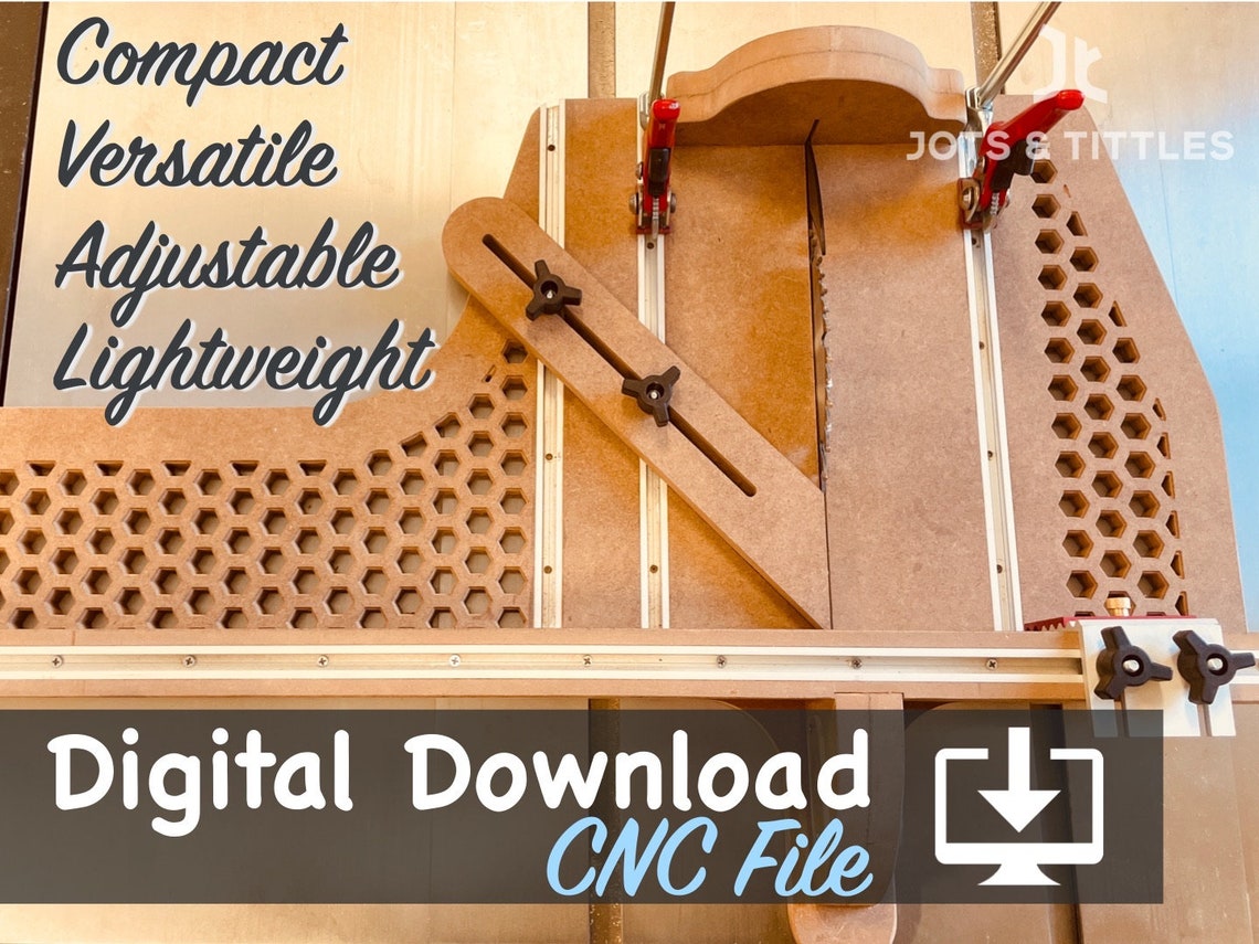Ultimate Compact Crosscut Table Saw Sled CNC File Etsy