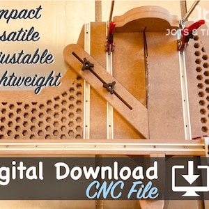 Ultimate Compact Crosscut Table Saw Sled CNC File