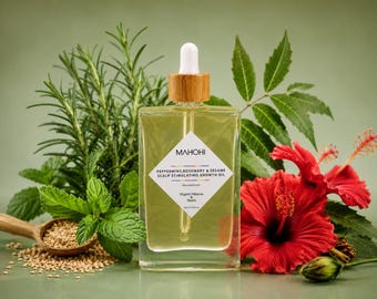 Rosemary, Peppermint & Sesame Scalp Stimulating Growth Hair Oil