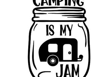 Free Free 101 Camping Is My Jam Svg SVG PNG EPS DXF File