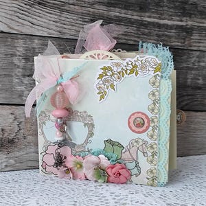 Journal vintage avec enveloppes, carnet de notes en papier nostalgique fait main, journal d'artisanat en parchemin recyclé, album postal d'époque, souvenirs éphémères