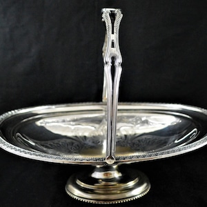 Antique James Dixon & Sons Sheffield Brides Basket