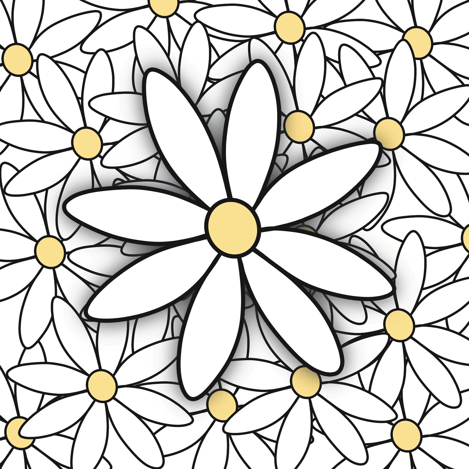 Daisy Sticker Aesthetic Flower Sticker Laptop Sticker Etsy