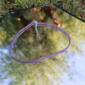 Purple Haze double stranded Necklace