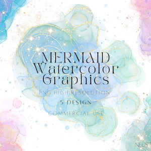 Watercolor Clipart, Abstract Watercolor PNG, Watercolor Abstract Shapes, Watercolor Textures, Alcohol Ink PNG, Watercolor Splashes PNG