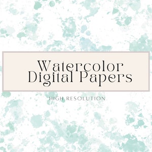 Watercolor Background, Watercolor Digital Papers, Splatter Background, Splash Background, Paint Digital Paper, Watercolor Pattern