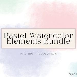 Pastel PNG Watercolor Splash Clipart PNG Background Commercial use