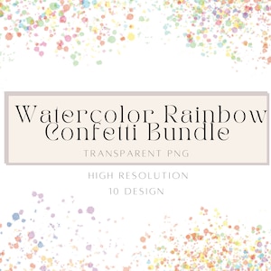 Regenbogen Konfetti Overlays, Aquarell Spritzer Png Clipart, Regenbogen Aquarell Punkte, Regenbogen Farbspritzer Png Clipart