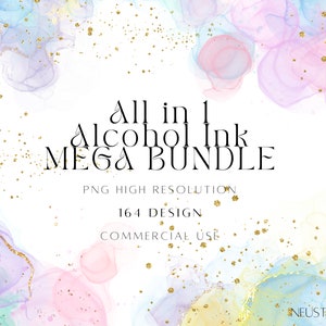 Watercolor Background PNG Clipart BUNDLE, Alcohol Ink png Clipart, Watercolor Splashes Clipart, Glitter Watercolor Textures PNG Backgrounds