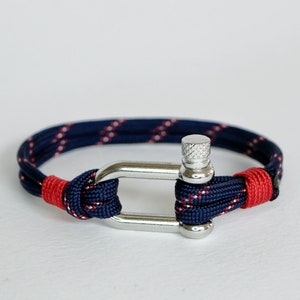 Nautical Paracord Bracelet - PICK YOUR COLOURS - Climbing, Adventurer, D Clasp Rope Friendship Minimalist Anklet Gift Wrap Male Climber