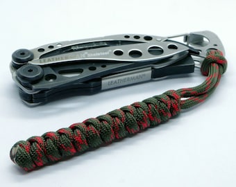 Handgemaakt paracordkoord: accessoire voor multitool, mes en sleutels