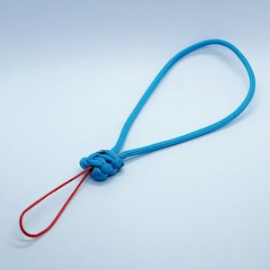 Correa de muñeca de Paracord personalizada - Más de 40 COLORES - Teléfono móvil, cámara, GoPro, USB, buscapersonas, monedero, muñequera de bolso Cobra Design Simple Loop Lanyard