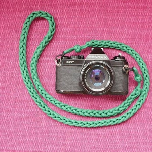 Sangle dappareil photo Paracord 35 COULEURS Sangle de corde faite à la main Élingue dépaule Sangle forte personnalisée Corde de cou Cadeau de photographie image 4