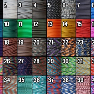 Sangle dappareil photo Paracord 35 COULEURS Sangle de corde faite à la main Élingue dépaule Sangle forte personnalisée Corde de cou Cadeau de photographie image 2