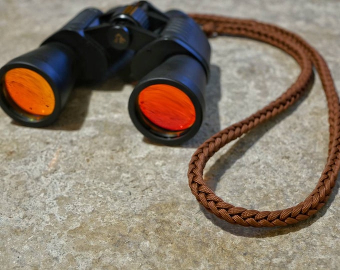 Handmade Paracord Binocular Strap: Woven Neck Shoulder Sling