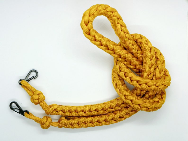 Sangle dappareil photo Paracord 35 COULEURS Sangle de corde faite à la main Élingue dépaule Sangle forte personnalisée Corde de cou Cadeau de photographie image 5