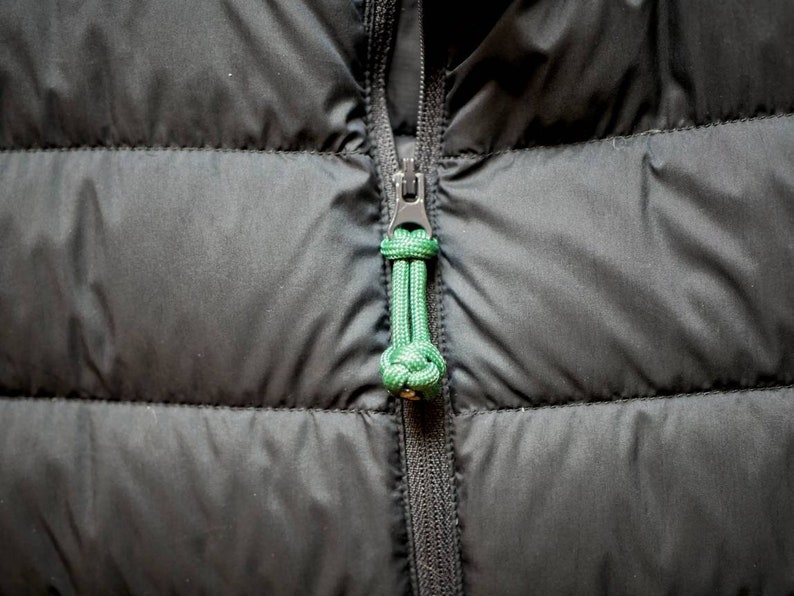 Coat /& Bag Zip Climbing Adventurer Nautical Rope Key Ring Keychain Accessory Set of 4 Paracord Diamond Zipper Pull PICK YOUR COLOUR