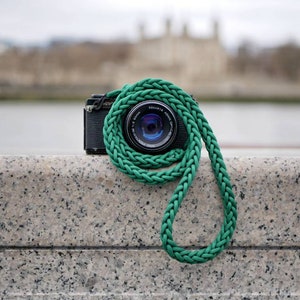 Sangle dappareil photo Paracord 35 COULEURS Sangle de corde faite à la main Élingue dépaule Sangle forte personnalisée Corde de cou Cadeau de photographie image 6