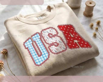 250e Amerikaans borduurontwerp appliqué | Patriottisch Amerikaans | 4 juli | Digitaal bestand 1776–2026