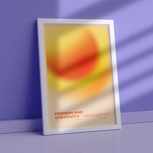 Aura Prints - Gradient Wall Art for Manifestation & Spirituality | trendy wall art, instant download, aura poster