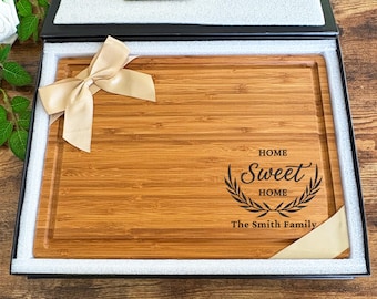 Personalized Cutting Board with Logo, Realtor Closing Gift for buyers, New Home Gift