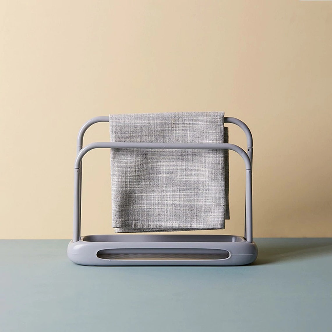 Kitchen Dishcloth Holder For Towel Rag Hanger Sink Sponge Etsy