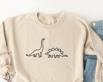 dinosaur crewneck