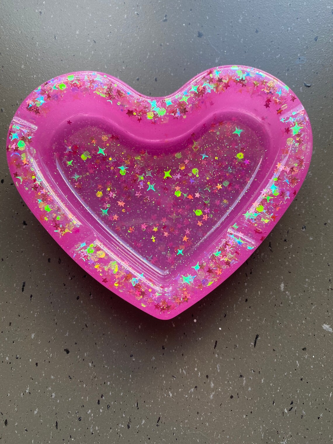 Glittery Heart Ashtray | Etsy