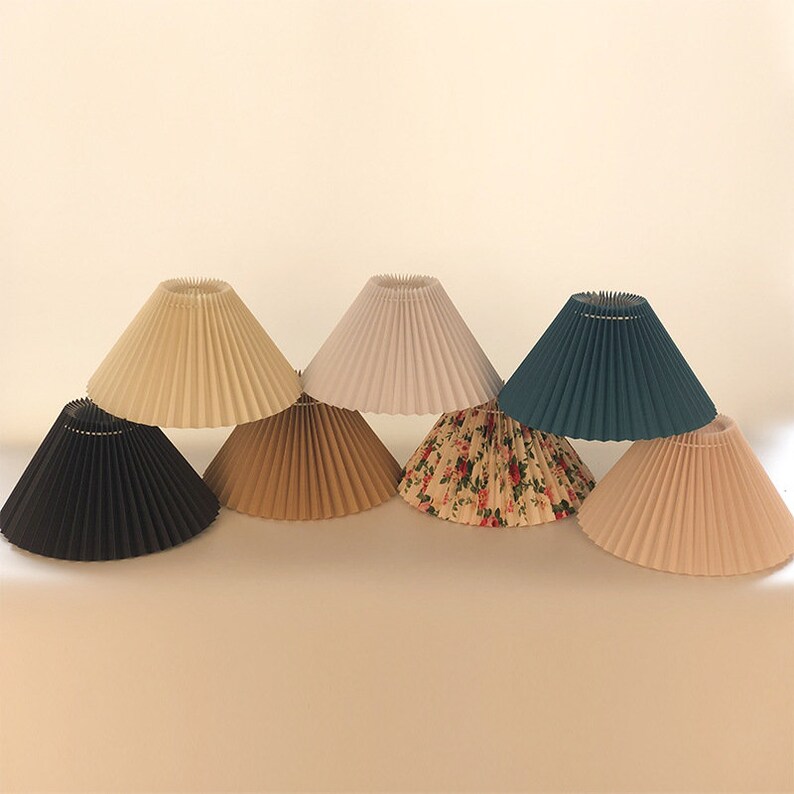 Colorful Pleated Lamp Shades Etsy