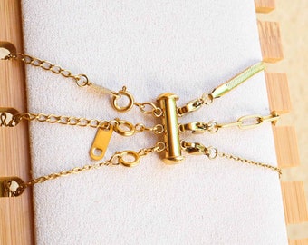 Layered Necklace Detangler Gold2 Layers | ForAllApparel