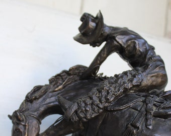 Remington Bronze Sculpture "Rattlesnake"