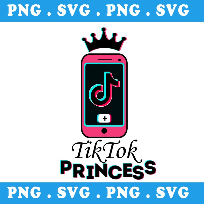 Download Notepads Paper Party Supplies Tiktok Svg Png Tiktok Princess Svg Png Tiktok Lover Svg Png File For Cricut