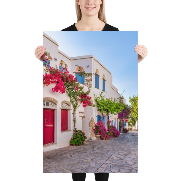 Imprimer - Affiche // Tinos - Pyrgos - Îles grecques - cyclades - Wall Art - Home Decor - Greece Gift - Travel Photography by Valantism