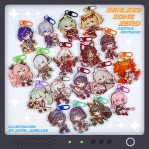 Zenless Zone Zero: Acrylic Keychains Collection 1