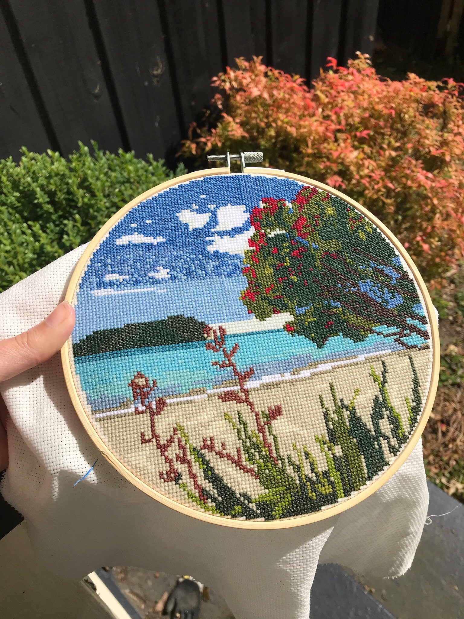 Beautiful New Zealand Cross Stitch 8 Inch Pattern Available Etsy UK