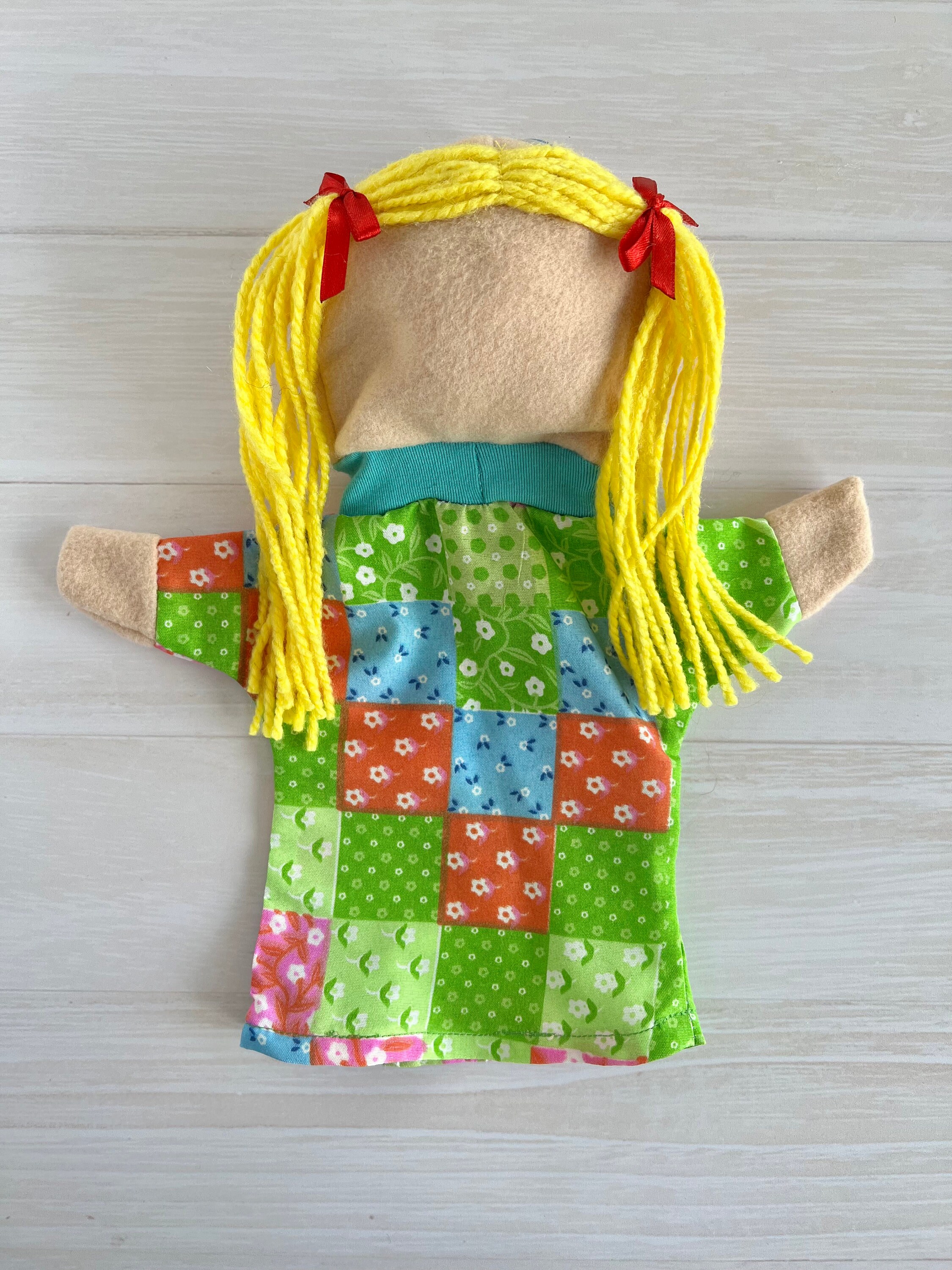 Girl Hand Puppet, Felt Hand Puppet, Interactive Children's Toys, Baby