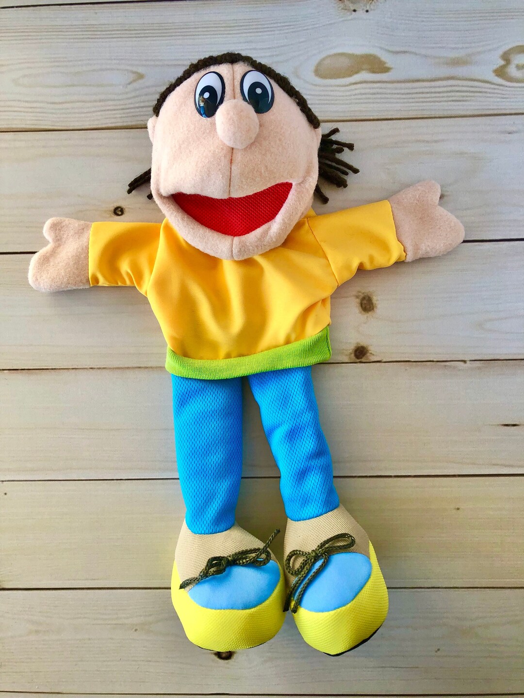 Boy Hand Puppet for Kids Baby Learning Teacher Tools Etsy