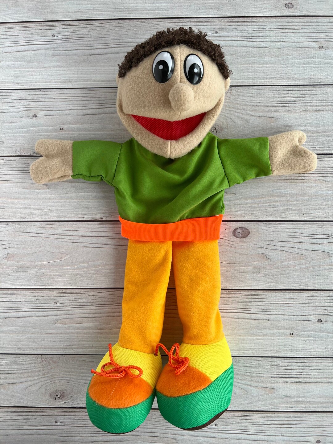 Boy Hand Puppetbrow Hair Baby Learning Teacher Tools Etsy