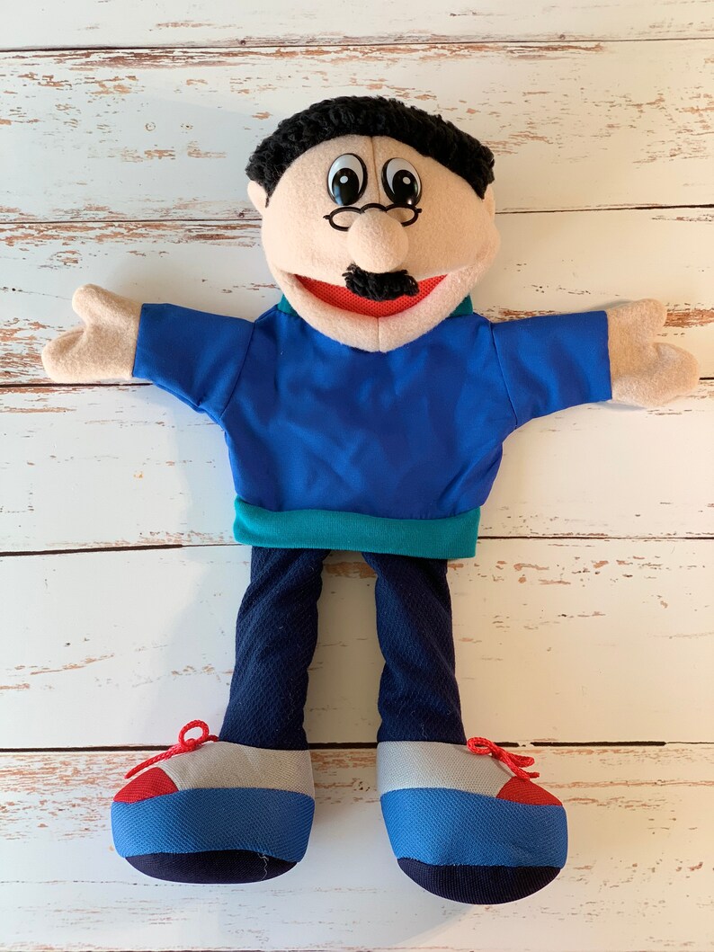 Boy Hand Puppet for Kids, Baby Learning, Teacher Tools, Homeschooling, Interactive Toys, Speech