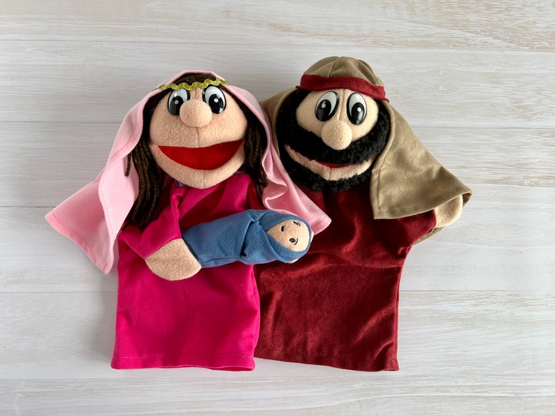 Nativity Hand Puppet Set, Ideal for Nativity Shows in Schools and